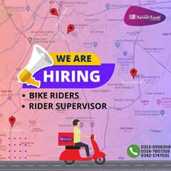 We Are Required Full Time/Part Time Bike Rider In Lahore/Rwp/Islamabad