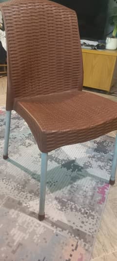 Original BOSS plastic rattan chairs