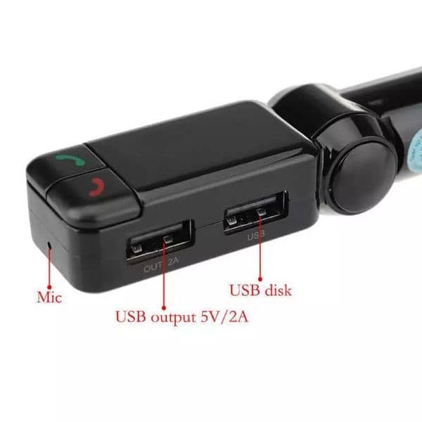 Car Kit MP3 Player Wireless FM Transmitter Modulator USB SD MMC 4