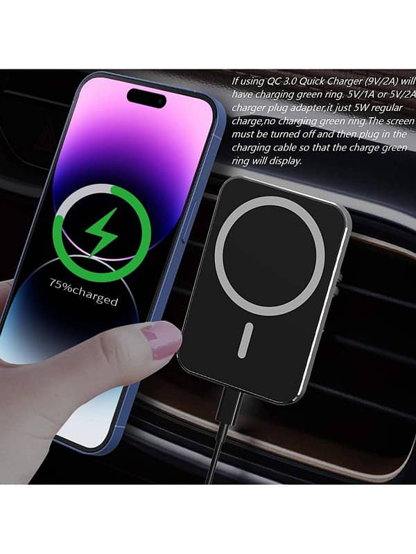 Magentic Wireless Car Phone Charger iPhone Charger Wireless Charger 2