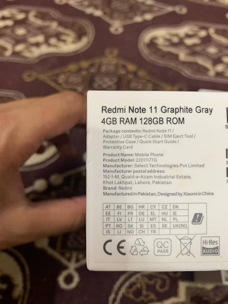 Redmi Note 11 (4 GB + 2 GB - 128 GB) 03/17/505/9150 2
