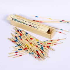 Pick up sticks game box available
