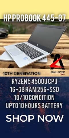 Gaming Laptop HP ProBook 445-G7| Ryzen 5 16-GB Ram 0