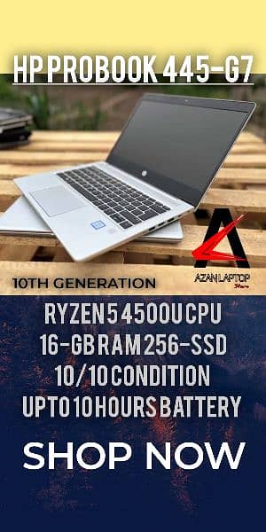 Gaming Laptop HP ProBook 445-G7| Ryzen 5 16-GB Ram 0