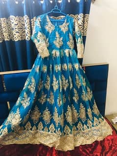 Mehndi unique Bridal dress