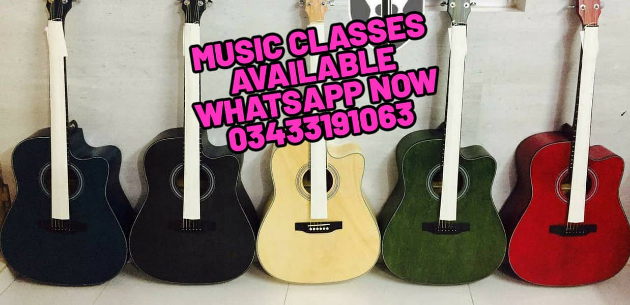BIGGEST EID offer get two guitars get one free music classes available 0