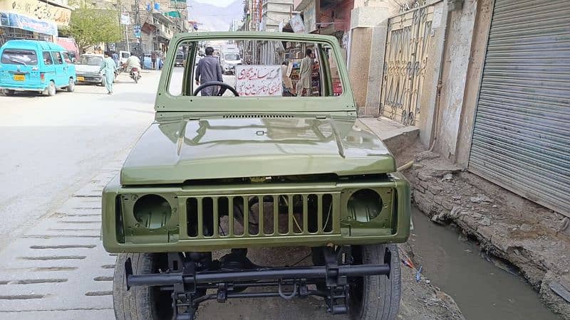 suzuki jeep seira soft top body change Potohar frame 4