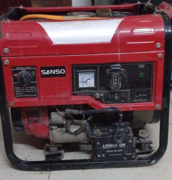 Sanso 1 kva Generator on Petrol & Gas For Sale. 2