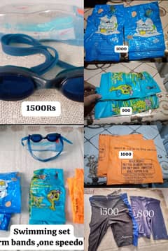 Swimming set ,including goggles and costume