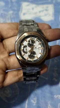 heiqn original watch chronograph full stainless steel
