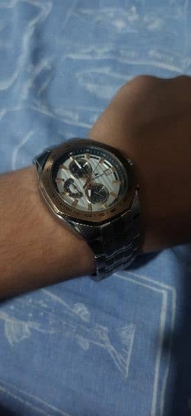 heiqn original watch chronograph full stainless steel 1