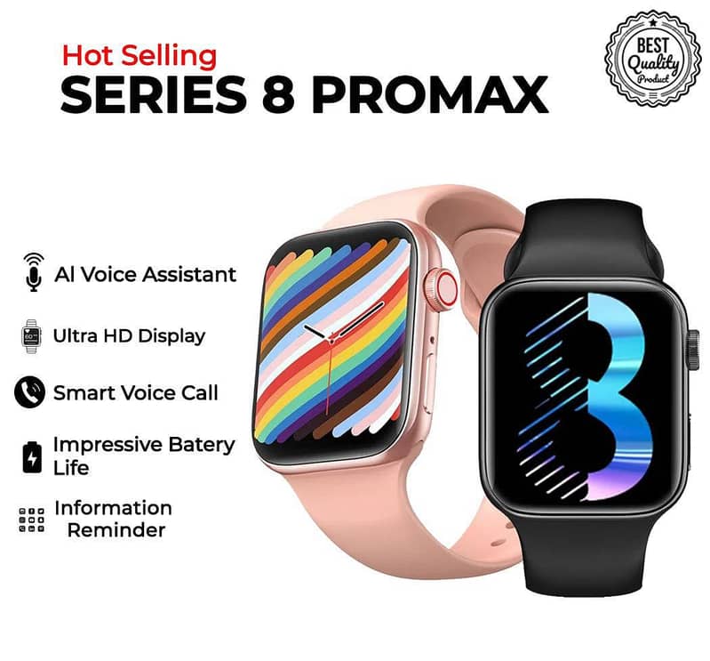 I8 pro max Smart watch,black 0