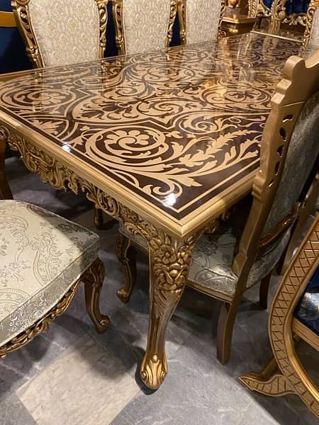 chinioti dining table / khany wali meez / chairs low price budget 4