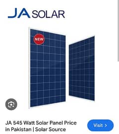 JA 545 Solar Penals
