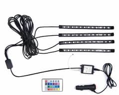 4 pieces rgb strip lights for cars and bikes etc Waterproof
