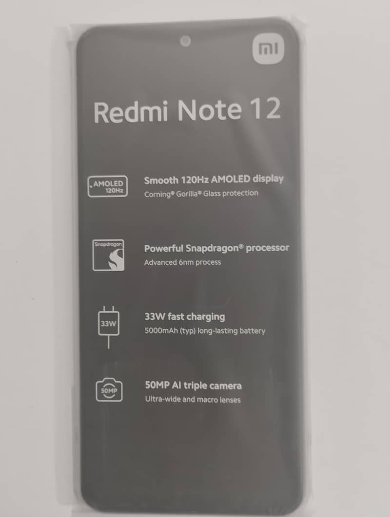 Redmi Note 12,8,128- Grey Colour 2