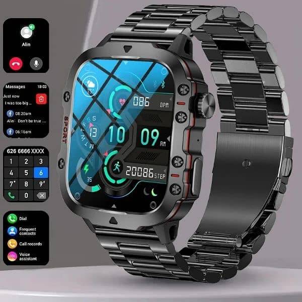 Military Smart Alloy Chain Watch 8