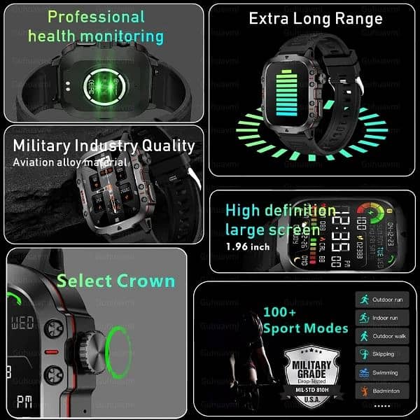 Military Smart Alloy Chain Watch 9