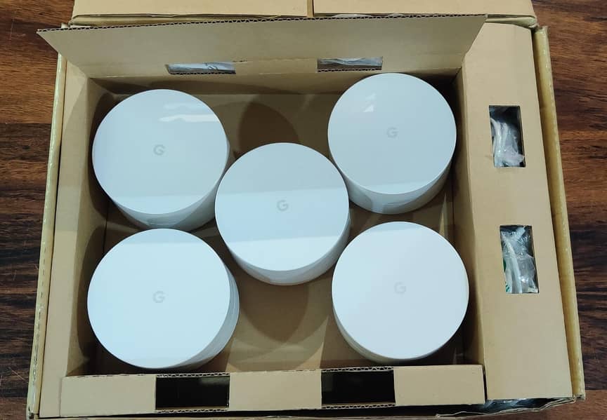 Google WiFi Mesh Router System NLS-1304AC1200 Pack of 3(Used)Mesh WIFI 11