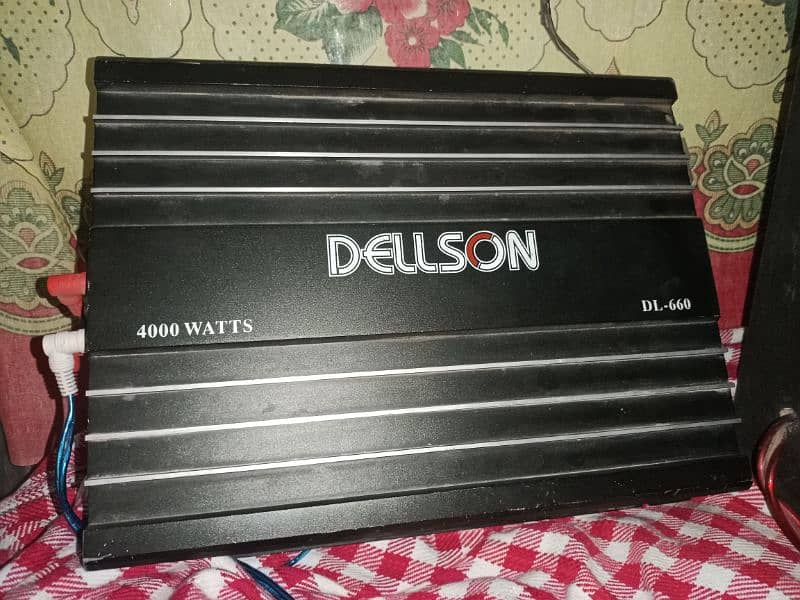 Best working condition DELSON AMPLIFIER 400WATSS & High quality woofer 3