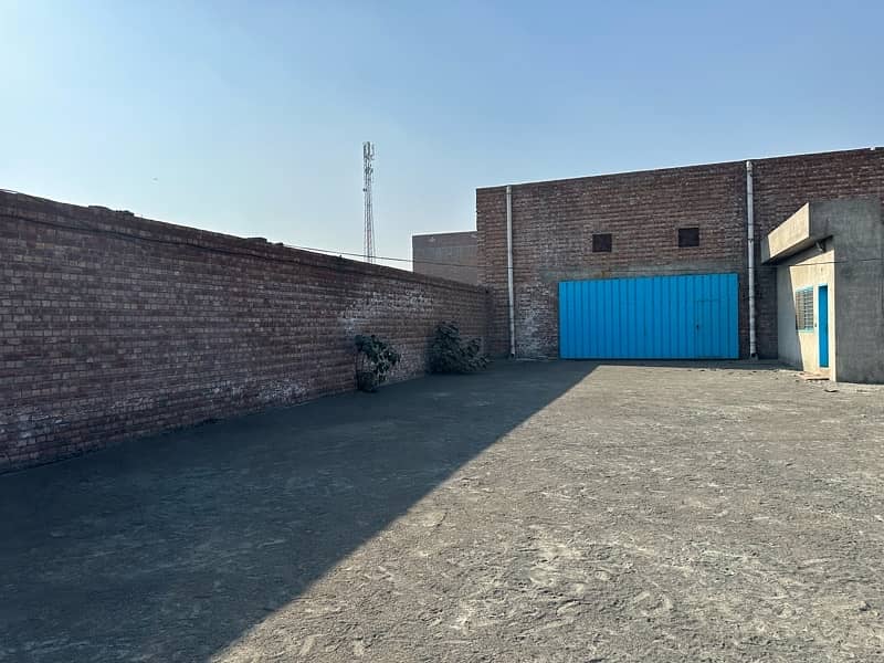 500 meter fron ring road 2.4 kanal warehouse available for rent 4