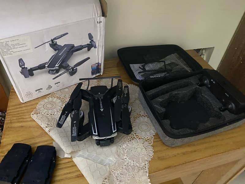 Baichun Drone boxpack dual cam with 2 batteries 0