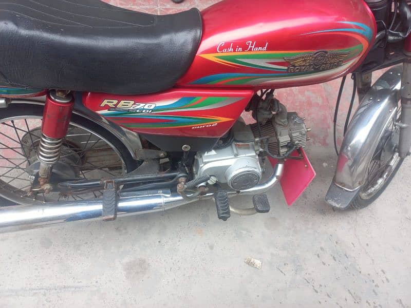 Royal pride 70 cc bike for sale only 48000 2
