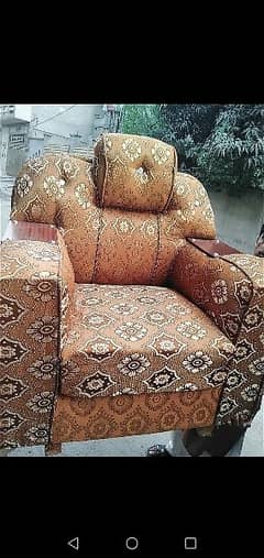 6 seater sofa set/showcase