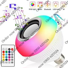 RGB Bluetooth Music Bulbs Speaker 110V 220V E27 LED Bulb Light 0