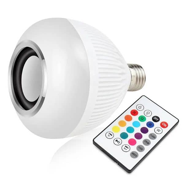 RGB Bluetooth Music Bulbs Speaker 110V 220V E27 LED Bulb Light 2