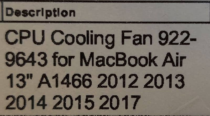 MacBook fan 2