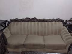 1+2+3( 6 seated sofa set) for sale. usable condition
