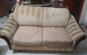 1+2+3( 6 seated sofa set) for sale. usable condition