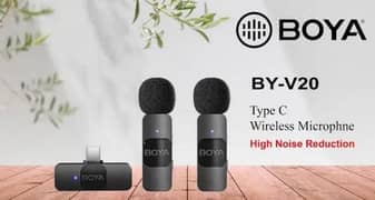 boya v10 ,v1, v20, v2, dual wireless mic
