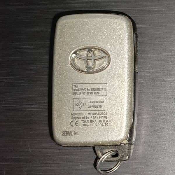 Toyota remote Key 0