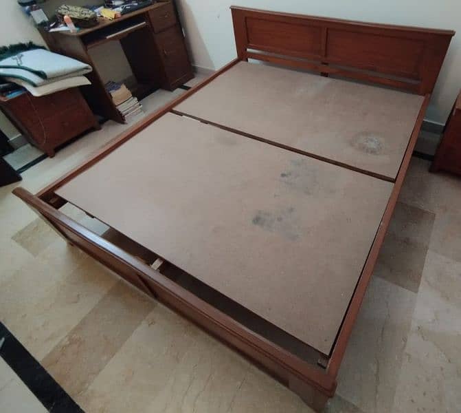 Double Bed with Side Tables and Mattress 2