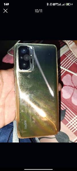 redmi note 10 pro 8gb 128 with box chargr pta approve 10by9.5 condtion 1