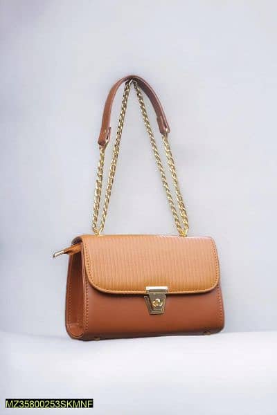 women's handbag pu leather plain top handle shoulder bag 3