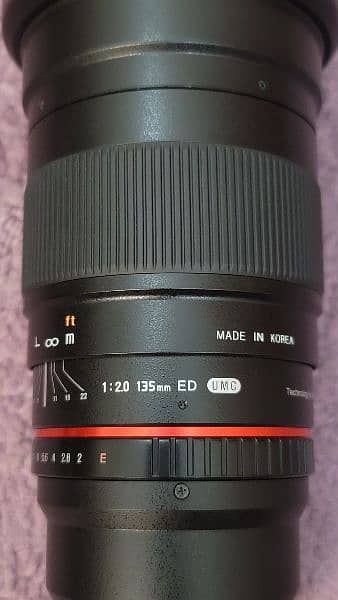 Rokinon 135/F2.0 Manual Sony E-mount full frame lens 2