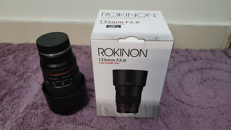 Rokinon 135/F2.0 Manual Sony E-mount full frame lens 5