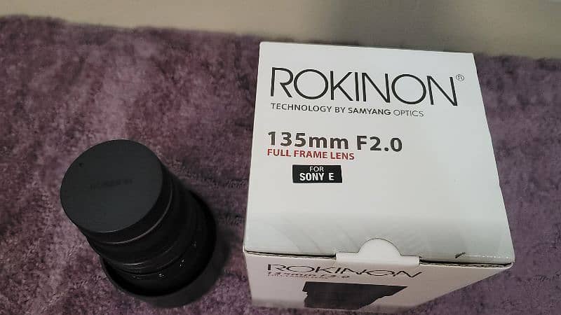 Rokinon 135/F2.0 Manual Sony E-mount full frame lens 6