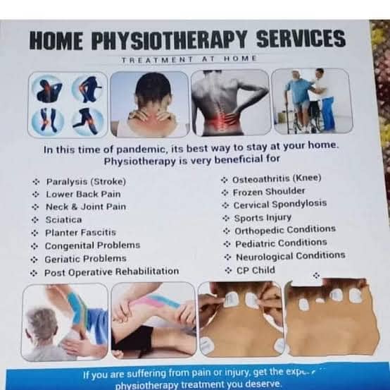 Home physiotherapist female Available 0