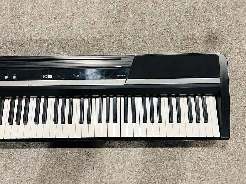Korg sp -170 s digital piano weighted hammer keysYamahap-80 keyboard 6