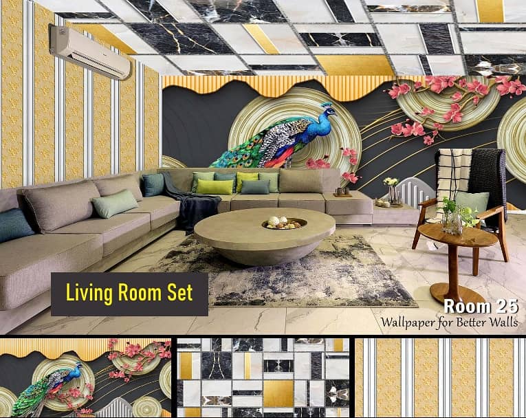Décor Space 3D Flex Wallpaper Printing and Pasting 1