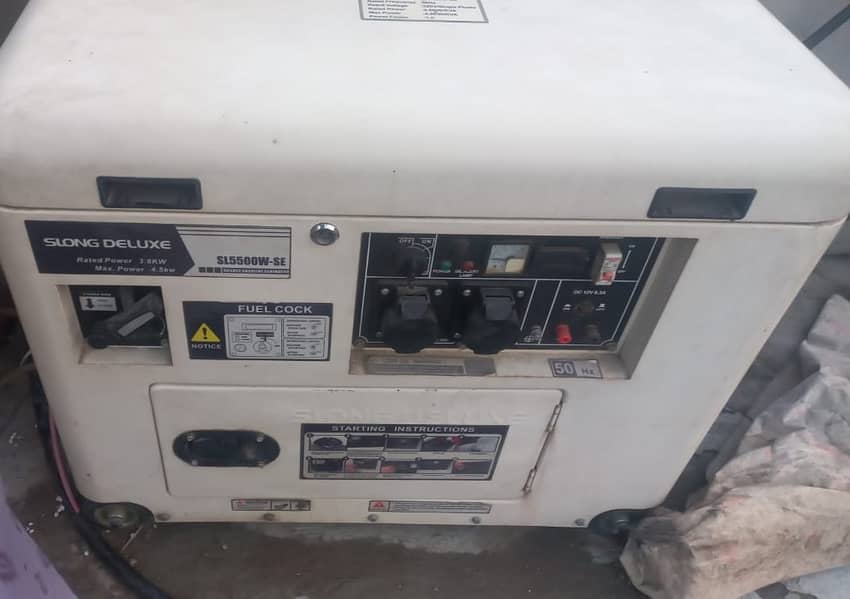Generator 6.5kva Gas and Patrol Sound Proof 0