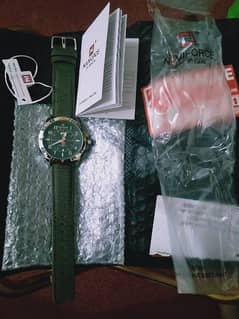 Branded Navi Force watch under one year warranty with box