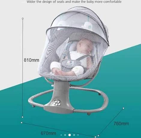 Mastela Electric Swing 3 in 1  / Baby Electric Swing / baby swing cot 11