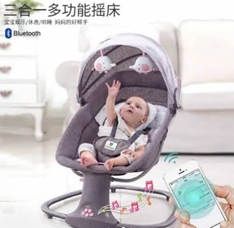 Mastela Electric Swing 3 in 1  / Baby Electric Swing / baby swing cot 14