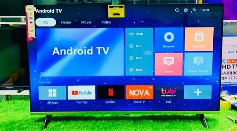 GRAND EID SALE LED TV 43 INCH SAMSUNG ANDROID 4k UHD BOX PACK 2