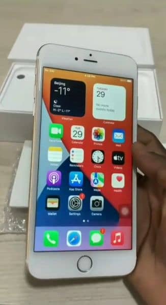 iPhone 6 Plus with box 128 GB WhatsApp number=03257484863 0